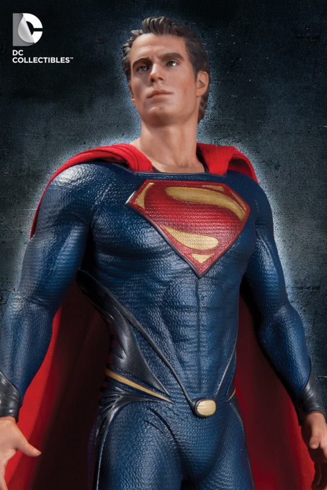 superman henry cavill statue